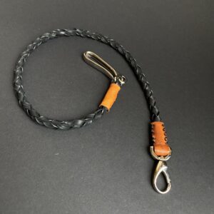 Schlüsselband Gummi geflochten