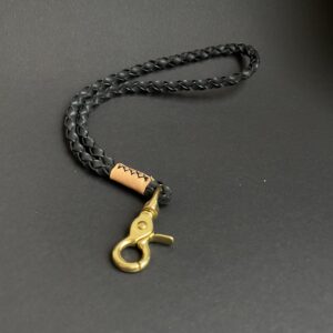 Schlüsselschlaufe Gummi geflochten